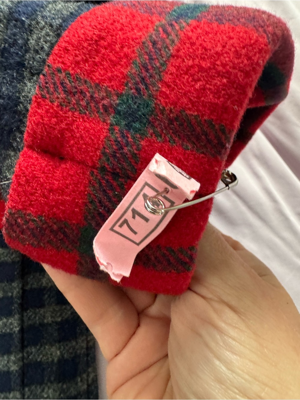 Lauren Ralph Lauren Authentic Dry Goods Vintage Wool Plaid Blazer large 1990s - Picture 5 of 15